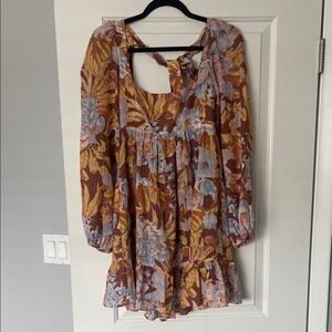 MINKPINK Autumn Floral Dress